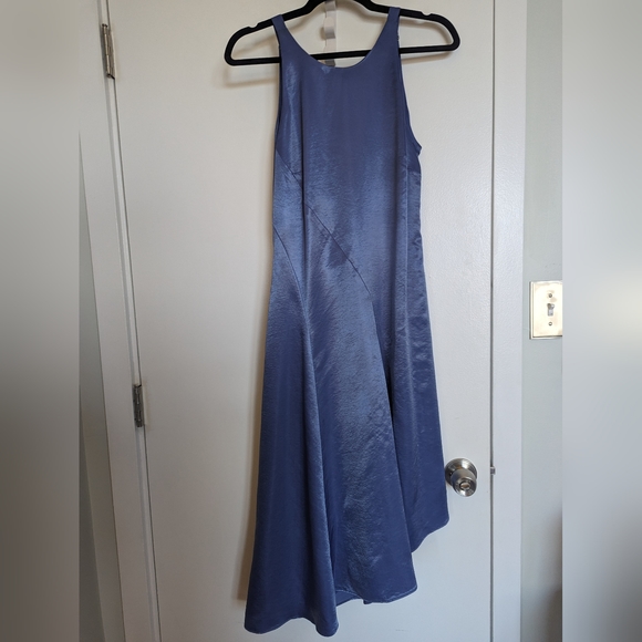 Periwinkle Asymmetrical Dress - Picture 5 of 5